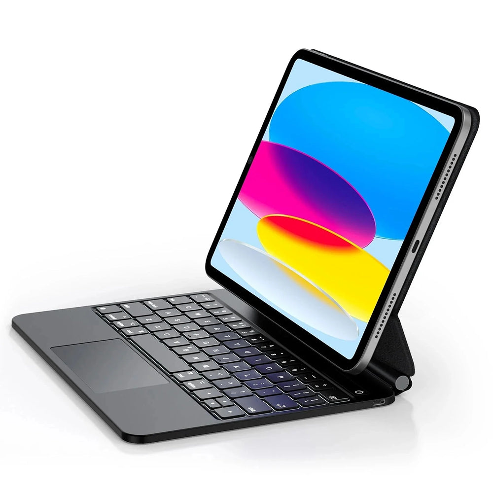 Étui avec Clavier pour Apple iPad (2025) / (2022), ESR, Rebound, Blanc
