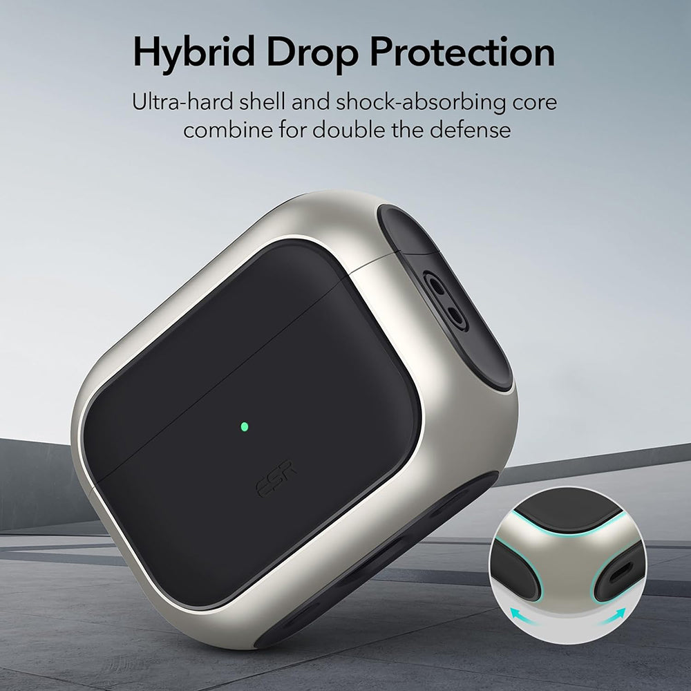ESR Orbit Hybrid Hülle für Apple AirPods 4, Weiß