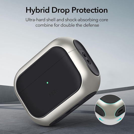 Coque ESR Orbit Hybrid pour Apple AirPods 4, Bleue