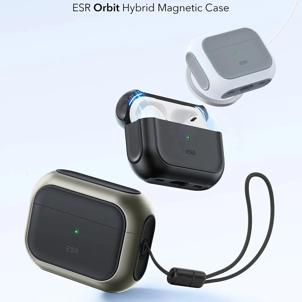 Étui ESR Orbit Hybrid pour Apple AirPods Pro 3, Gris