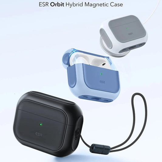 Coque ESR Orbit Hybrid pour Apple AirPods Pro 3, Noire
