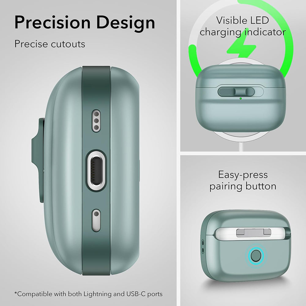 ESR Pulse Hülle für Apple AirPods 4, Grün