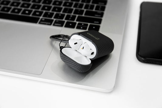 Pitaka Air Pal Tasche für Apple AirPods Gen 2 / Gen 1, Schwarz APM1001 APM1001
