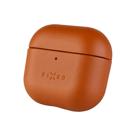 Hülle Fixed PodsLeather für Apple AirPods 4, Braun