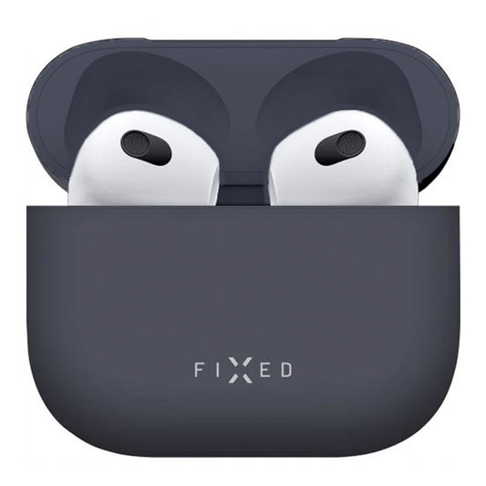 Fixed Silky Hülle für Apple AirPods 4, Blau