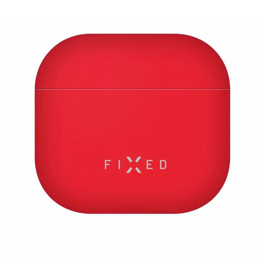 Fixed Silky Hülle für Apple AirPods 4, Rot