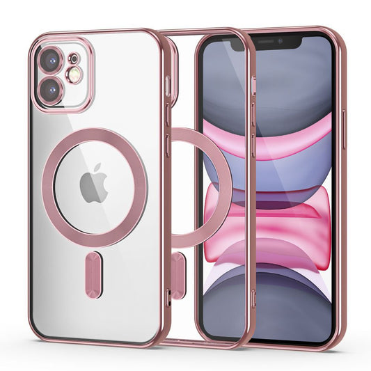 MagSafe Hülle für Apple iPhone 11, Tech-Protect, Magshine, Magshine, Roségold