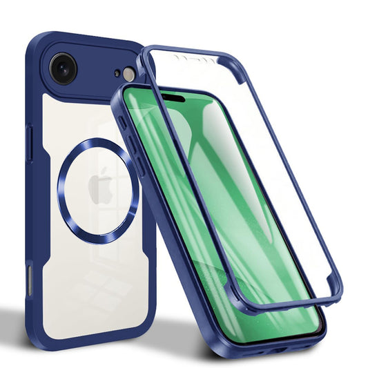 Coque MagSafe pour Apple iPhone 17 Air, Techsuit, ColorVerse 360, Bleue