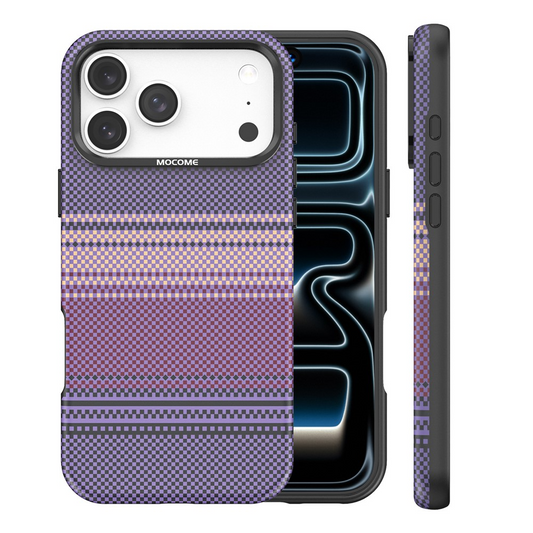 Coque MagSafe pour Apple iPhone 17 Pro Max, OEM, Gradient Rainbow, Violet