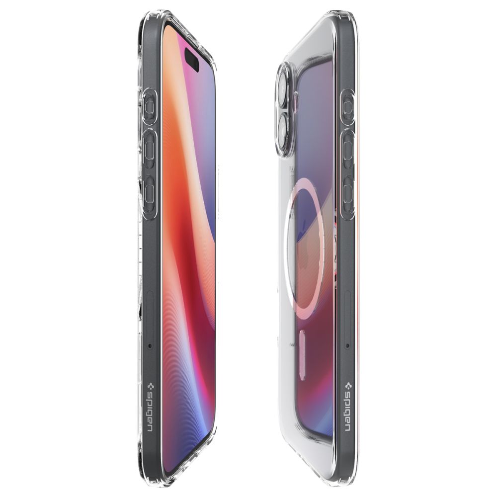 Coque MagSafe pour Apple iPhone 16, Spigen, Liquid Crystal, Transparent ACS08390