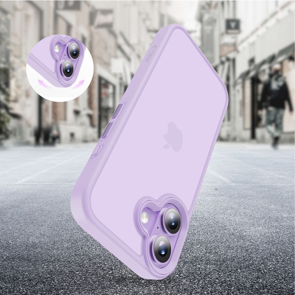 Étui pour Apple iPhone 17, Tech-Protect, Magmat, Violet Mat