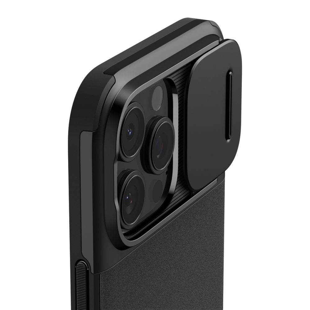 Coque MagSafe pour Apple iPhone 16 Pro, Spigen, OPTIK ARMOR, Noir ACS08149