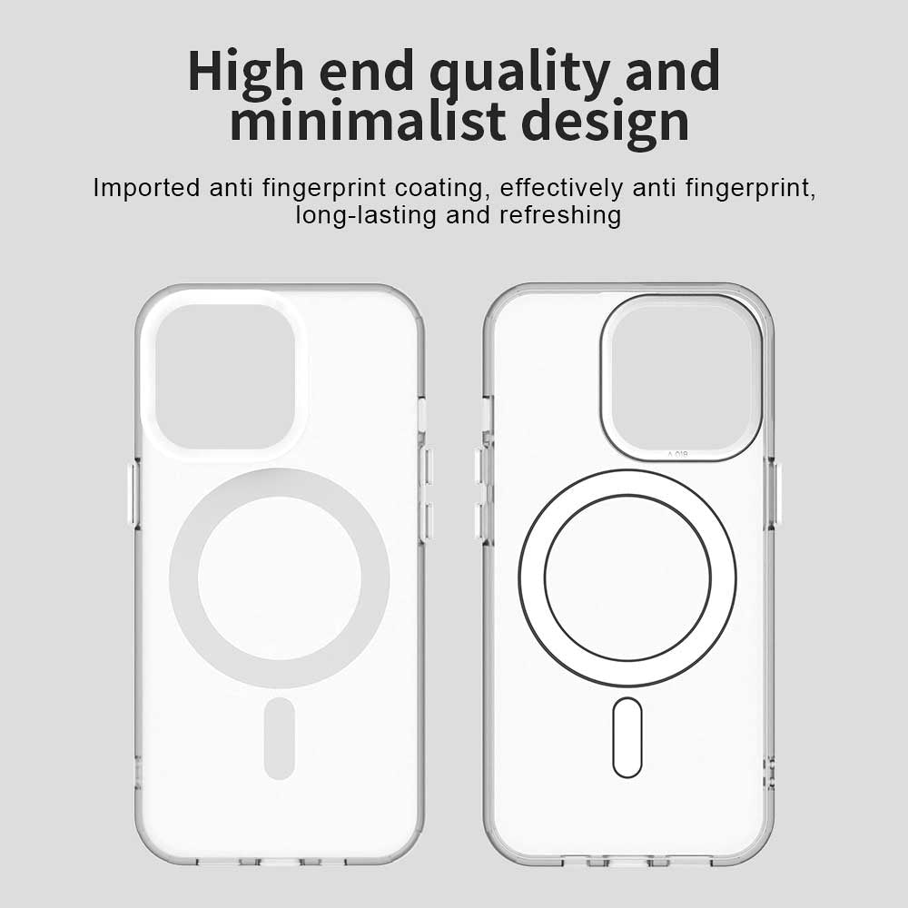 Coque MagSafe pour Apple iPhone 12 Pro Max, Techsuit, CandyCase, Blanche