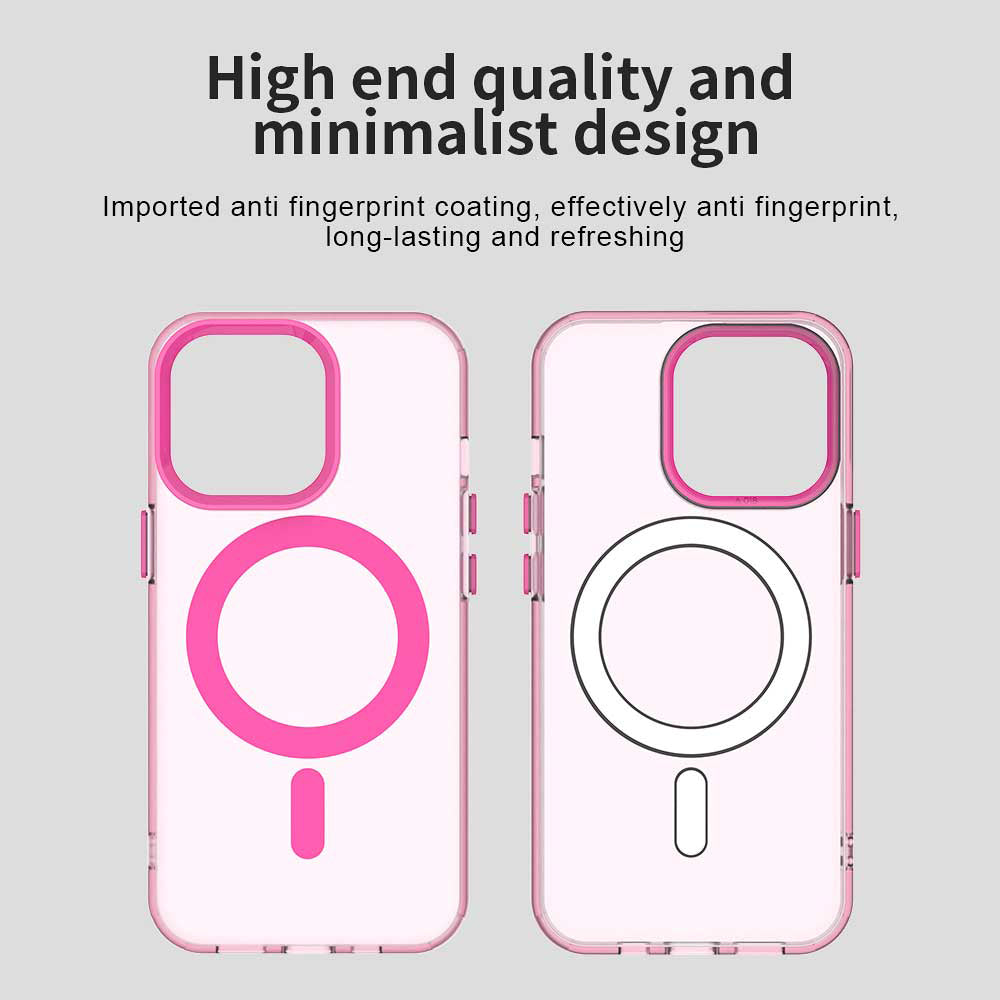 Coque MagSafe pour Apple iPhone 12 Pro Max, Techsuit, CandyCase, Rose