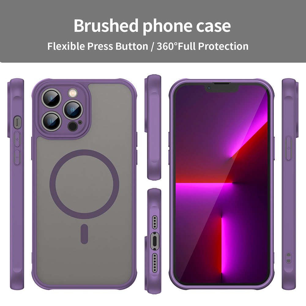Coque MagSafe pour Apple iPhone 13 Pro, Techsuit, HaloFrost II, Violet
