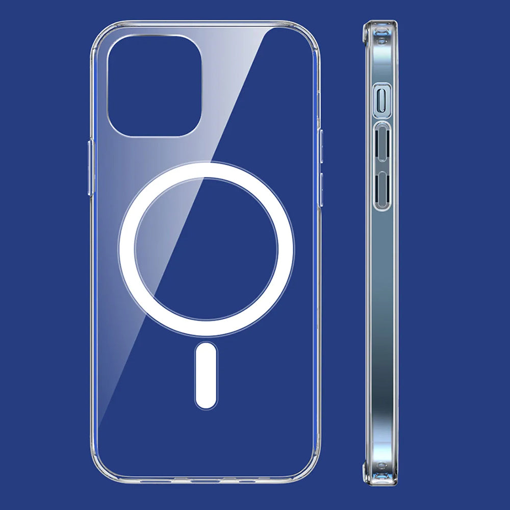 Coque MagSafe pour Apple iPhone 13 Pro, Techsuit, Pro, Transparente