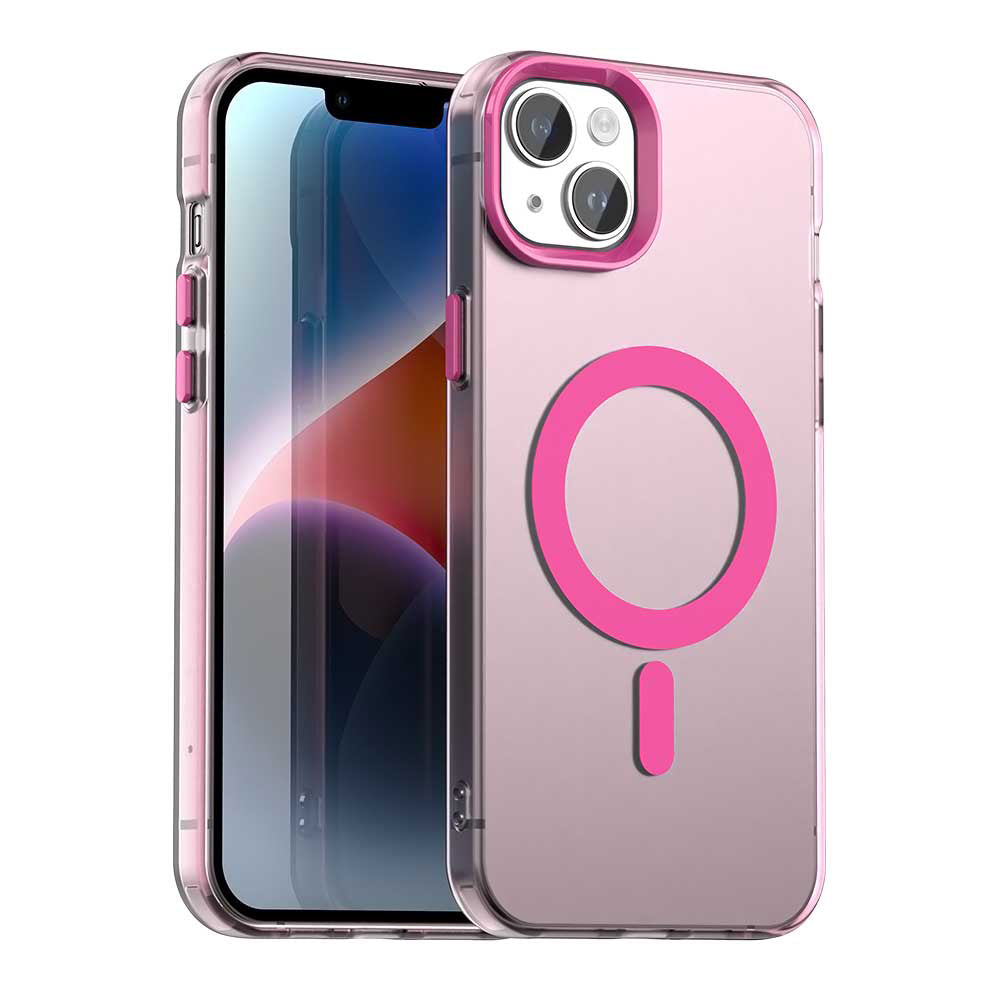 Coque MagSafe pour Apple iPhone 13, Techsuit, CandyCase, Rose