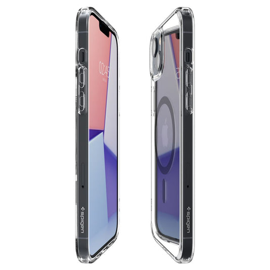 MagSafe Hülle für Apple iPhone 14 Plus, Spigen, Ultra Hybrid Carbon, Transparent