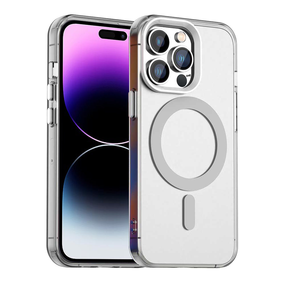 Coque MagSafe pour Apple iPhone 14 Pro Max, Techsuit, CandyCase, Blanche