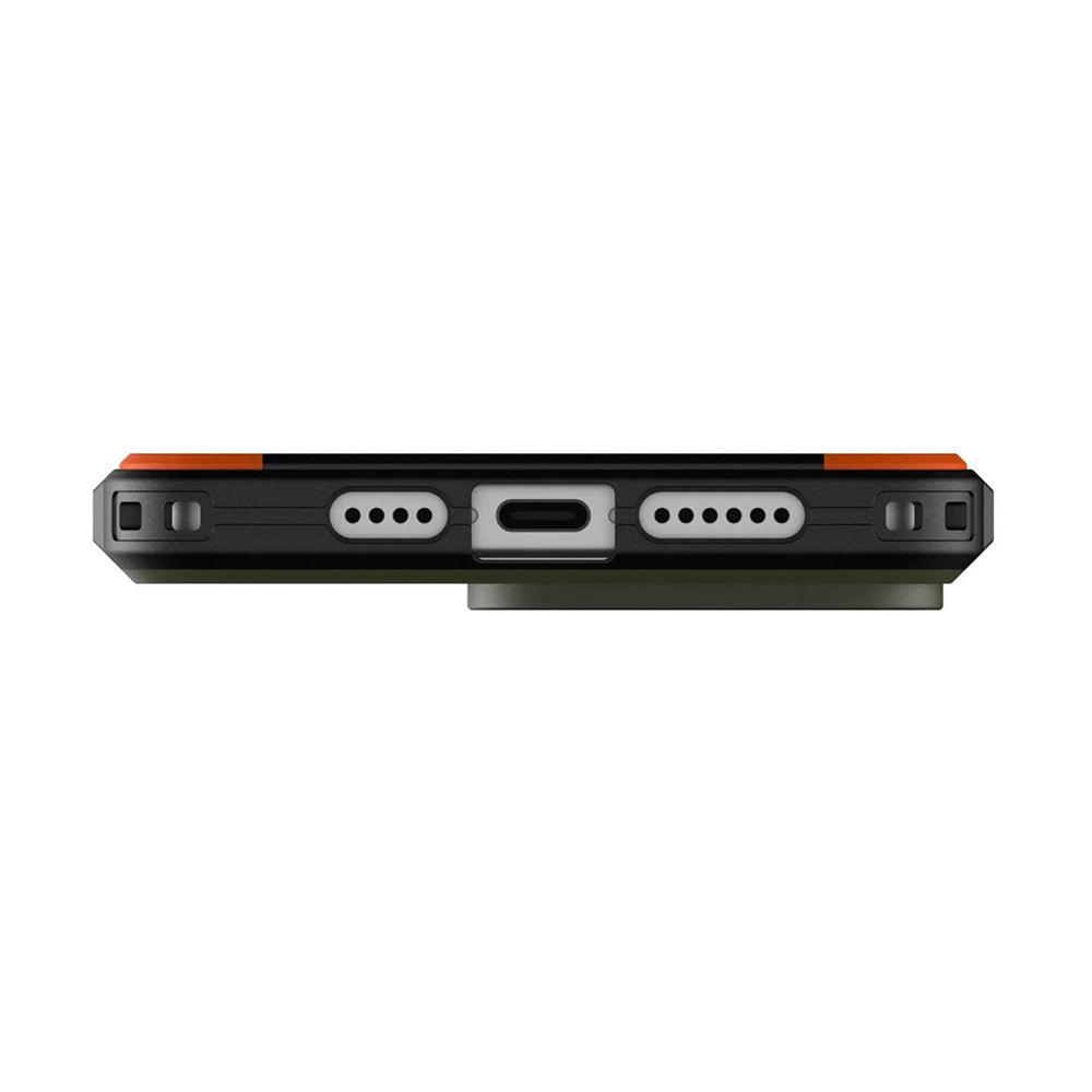 MagSafe-Hülle für Apple iPhone 15 Pro, Urban Armor Gear, Civilian, Grün