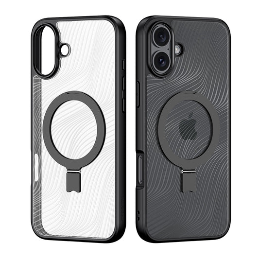 Coque MagSafe pour Apple iPhone 16 Plus, DUX DUCIS, Aimo Stand, Noire