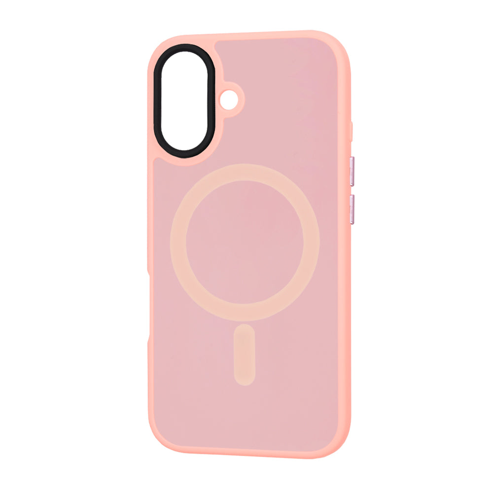 Coque MagSafe pour Apple iPhone 16 Plus, Techsuit, HaloFrost, Rose
