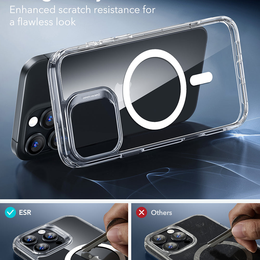Coque MagSafe pour Apple iPhone 16 Pro, ESR, Classic Hybrid, Transparente