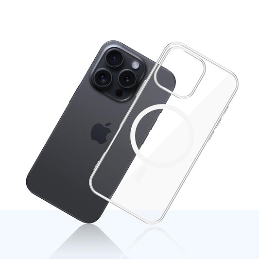 Coque MagSafe pour Apple iPhone 16 Pro Max, 3MK, Clear MagCase, Transparente
