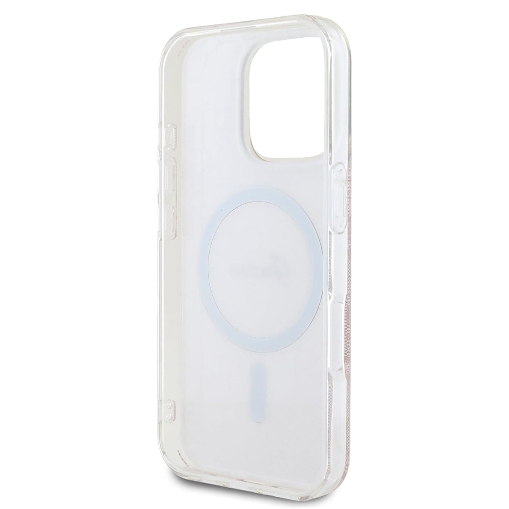 Étui MagSafe pour Apple iPhone 16 Pro Max, Guess, IML 4G, Rose