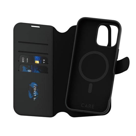 Étui MagSafe pour Apple iPhone 16 Pro Max, PanzerGlass, Fonction Care Tango Two-in-One, Noir