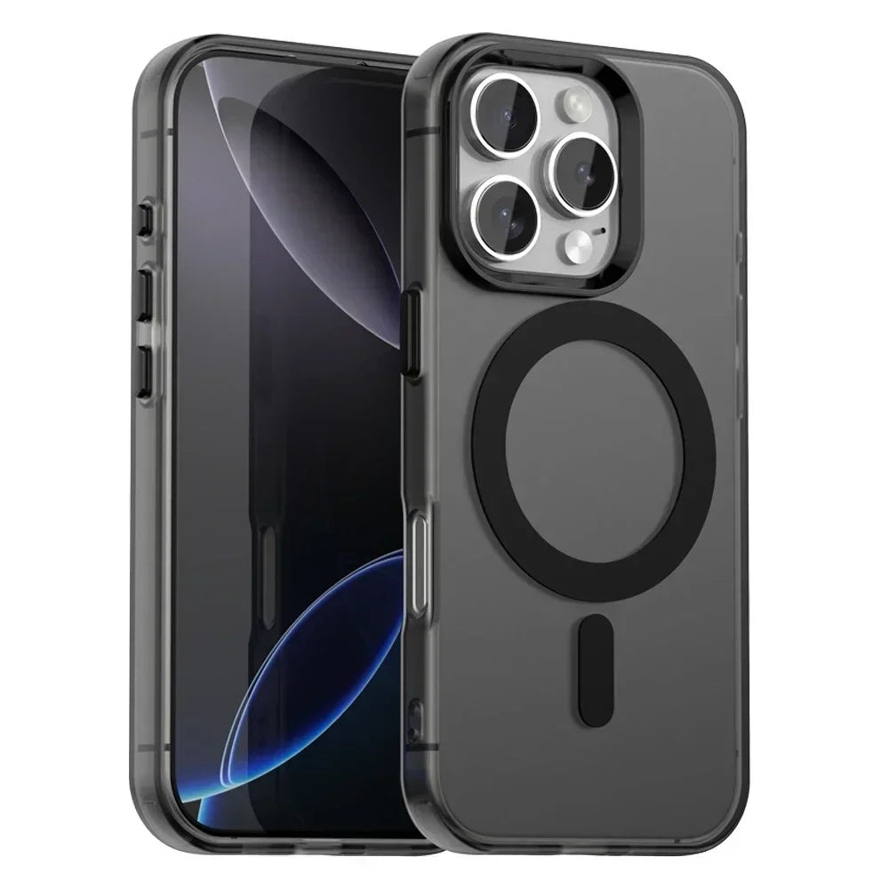 Coque MagSafe pour Apple iPhone 16 Pro Max, Techsuit, CandyCase, Noire