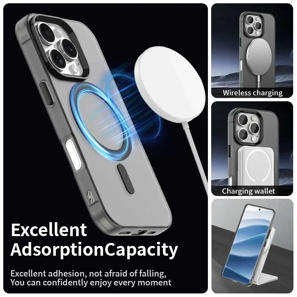 Coque MagSafe pour Apple iPhone 16 Pro Max, Techsuit, CandyCase, Noire