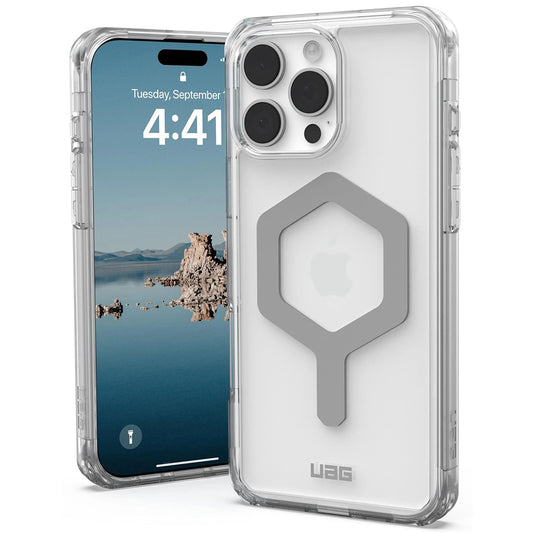 Coque MagSafe pour Apple iPhone 16 Pro Max, Urban Armor Gear, Plyo, Transparente