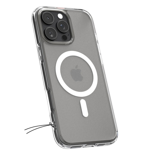 MagSafe Hülle für Apple iPhone 16 Pro, Spigen, Ultra Hybrid, Satiniert Transparent ACS08133