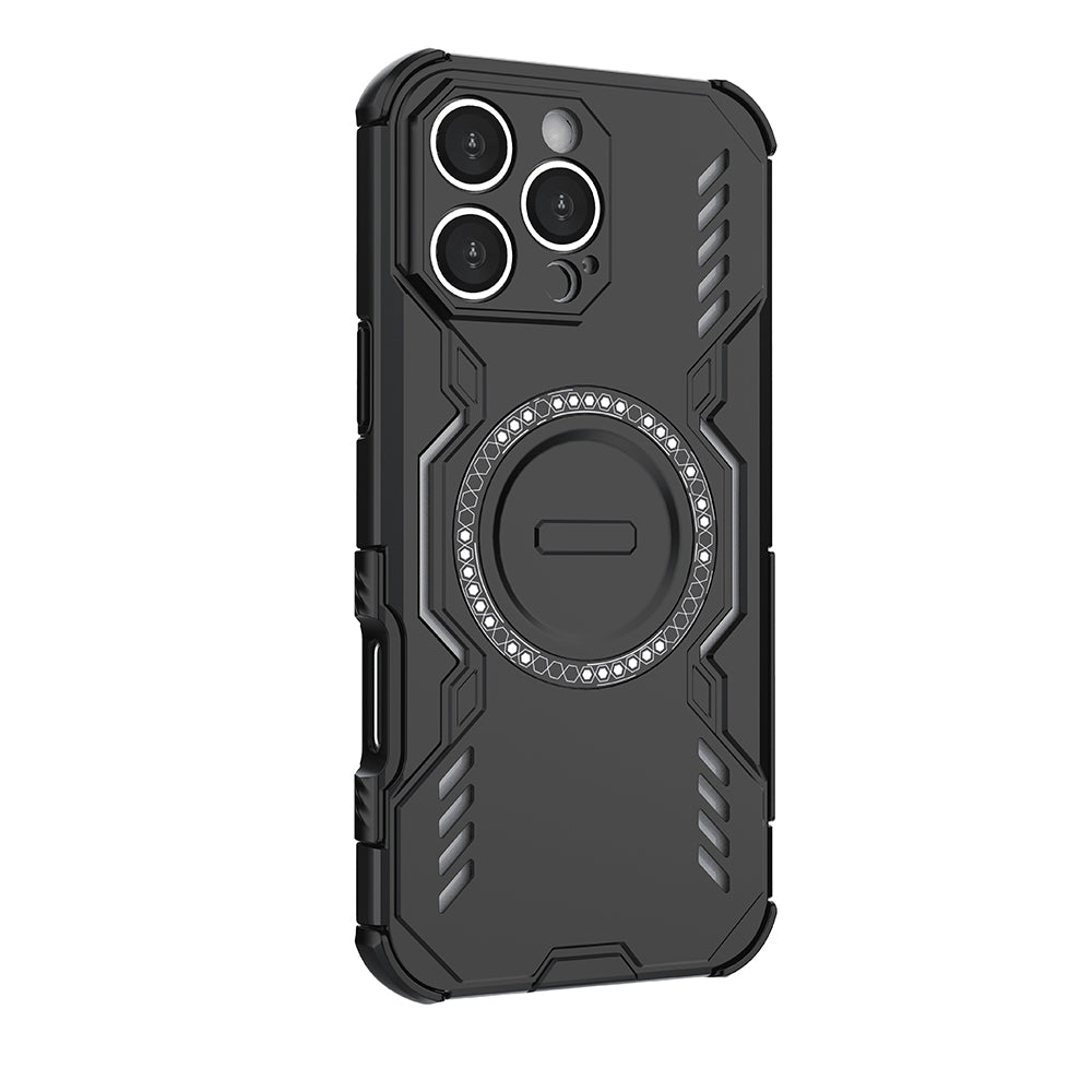 Coque MagSafe pour Apple iPhone 16 Pro, Techsuit, ArmorMag, Noire