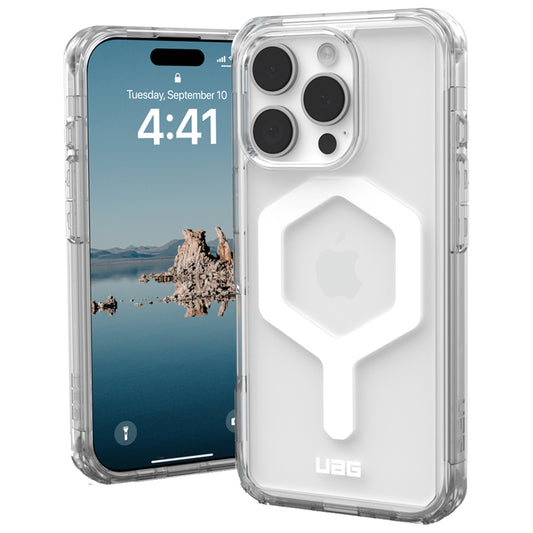 Coque MagSafe pour Apple iPhone 16 Pro, Urban Armor Gear, Plyo, Blanche