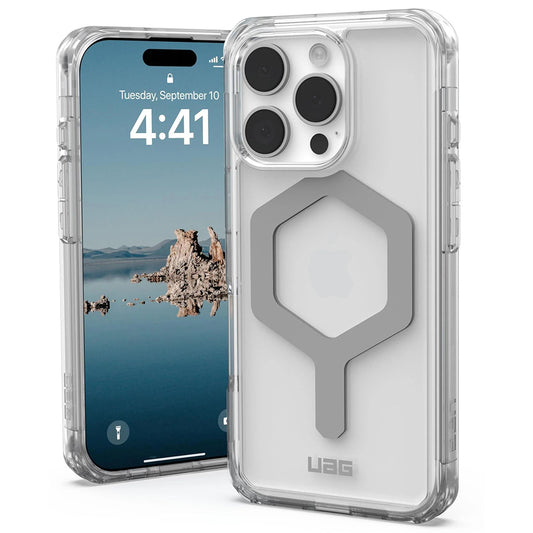 Coque MagSafe pour Apple iPhone 16 Pro, Urban Armor Gear, Plyo, Transparente