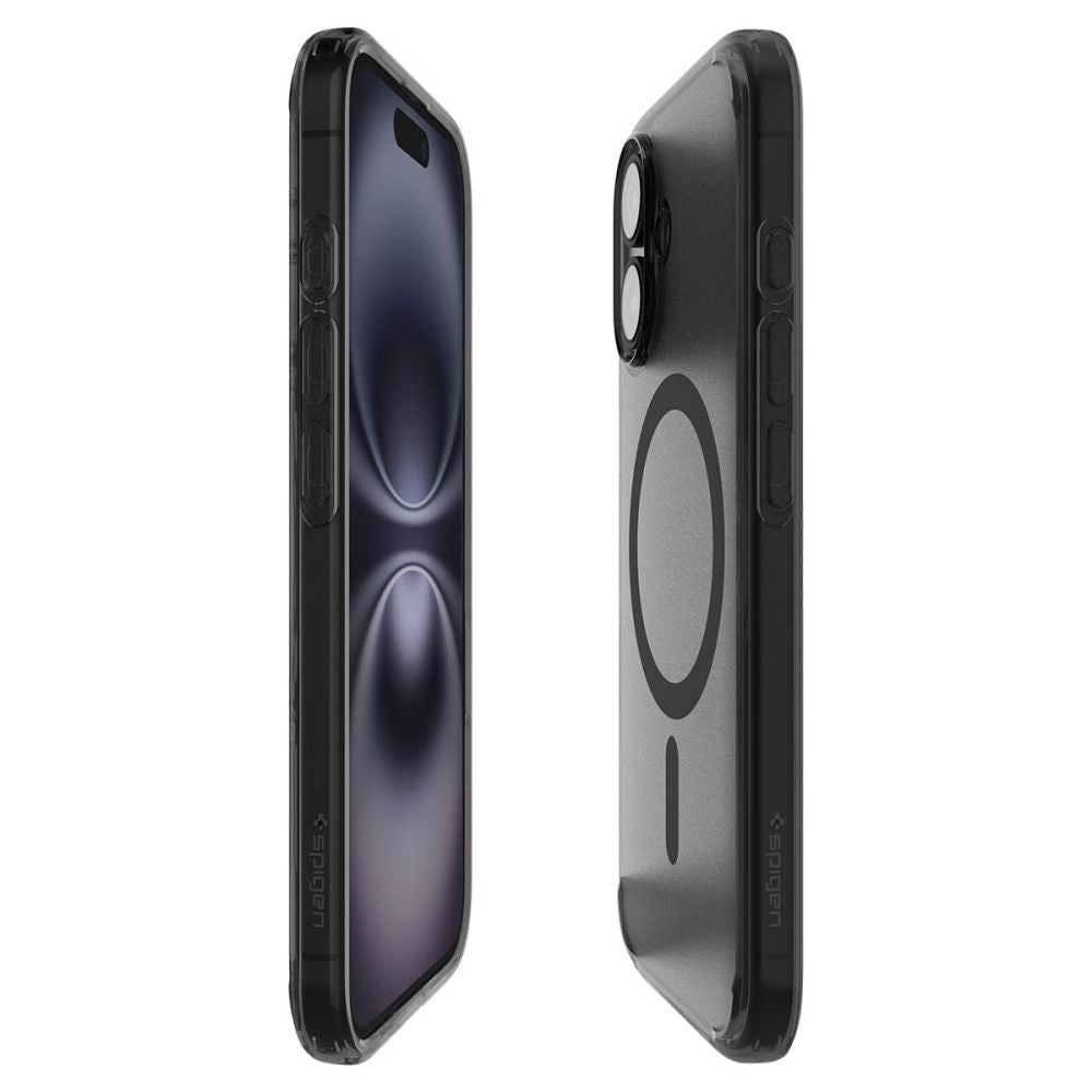 MagSafe Case for Apple iPhone 16, Spigen, Ultra Hybrid T, Satin Black ACS09074