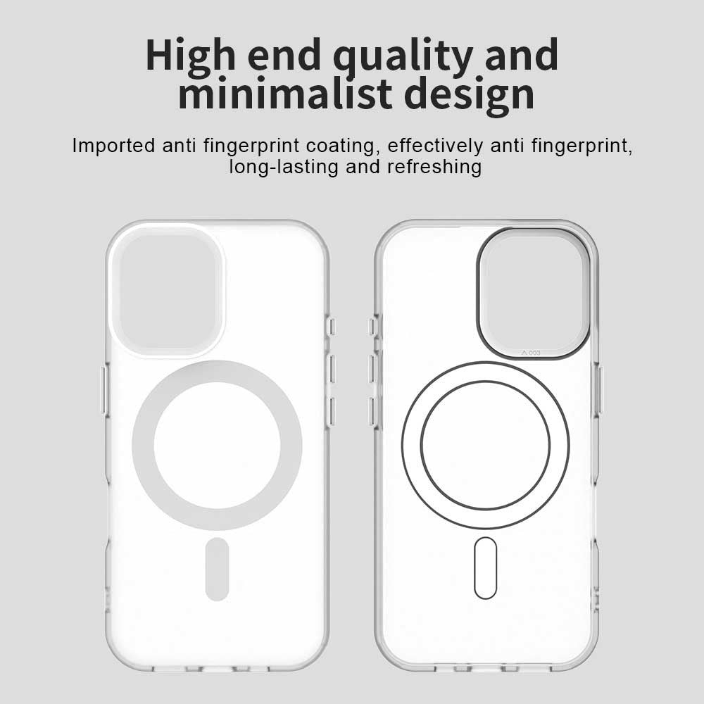 Coque MagSafe pour Apple iPhone 16, Techsuit, CandyCase, Blanche