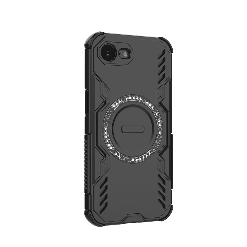Coque MagSafe pour Apple iPhone 17e / 16e, Techsuit, ArmorMag, Noire