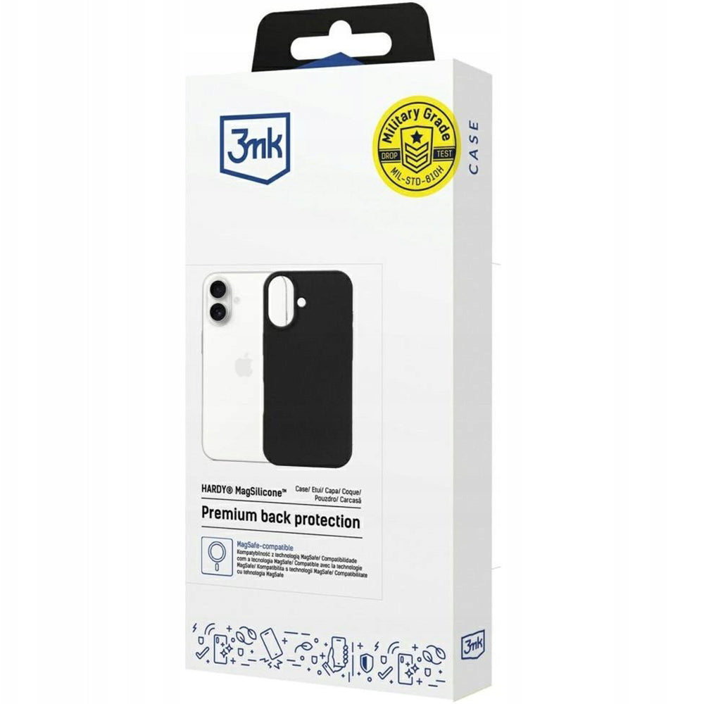 MagSafe Case for Apple iPhone 17, 3MK, Hardy, Black
