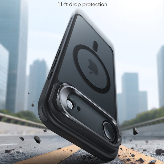 MagSafe Hülle für Apple iPhone 17 Air, ESR, Classic Hybrid Kickstand, Satinschwarz