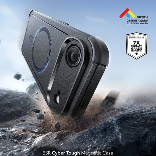 MagSafe Hülle für Apple iPhone 17 Air, ESR, Cyber, Schwarz