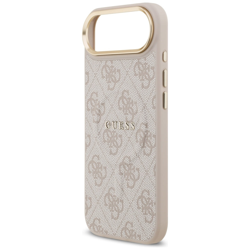 Housse MagSafe pour Apple iPhone 17 Air, Guess, 4G Classic, Rose.