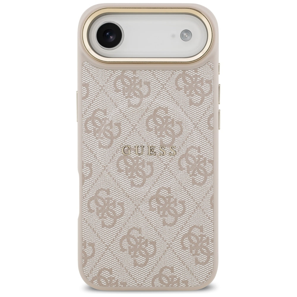 Housse MagSafe pour Apple iPhone 17 Air, Guess, 4G Classic, Rose.
