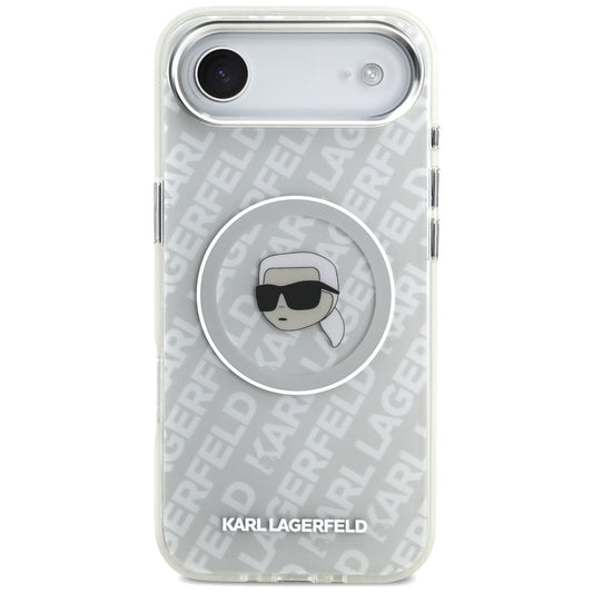 Étui MagSafe pour Apple iPhone 17 Air, Karl Lagerfeld, IML Karl's Head, Gris