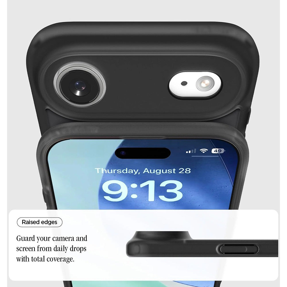 Coque MagSafe pour Apple iPhone 17 Air, Spigen, Ultra Hybrid Classic, Noire