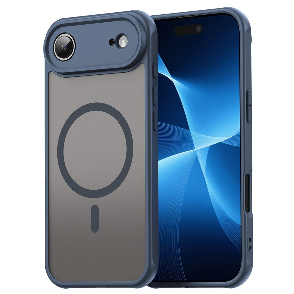 Étui MagSafe pour Apple iPhone 17 Air, Techsuit, HaloFrost II, Bleu Marine