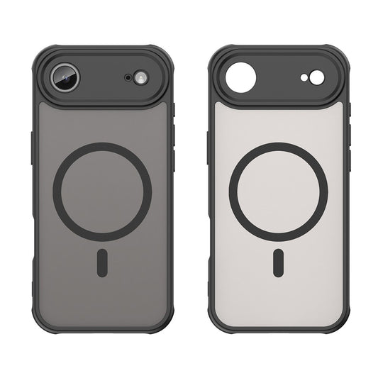 Coque MagSafe pour Apple iPhone 17 Air, Techsuit, HaloFrost II, Noire