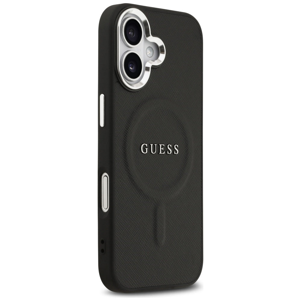 Étui MagSafe pour Apple iPhone 17, Guess, Classic Logo, Noir